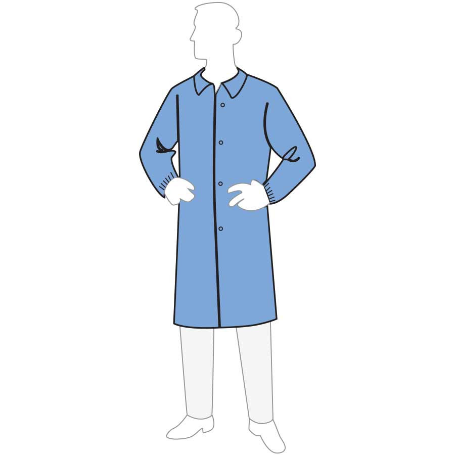 Liberty Safety 15300B APA Medium Weight Lab Coat Polygard