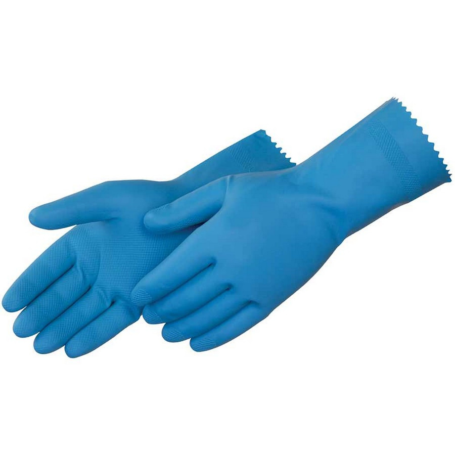 Liberty Safety 2886SL/XS 18 Mil Blue Latex Canners Gloves