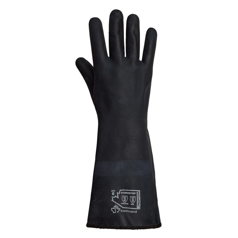 Superior Glove NE240TKL  Chemstop Chemical Resistant, 16IN, Gloves Heat Protection 200Â°C / 392Â°F