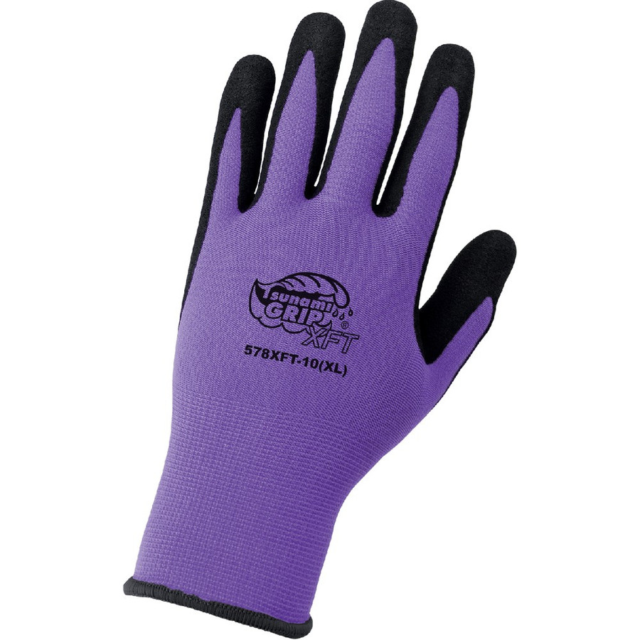Global Glove 578XFT-XS Tsunami Grip XFT Variety Pack of Xtreme Foam Technology Coated Nylon Gloves