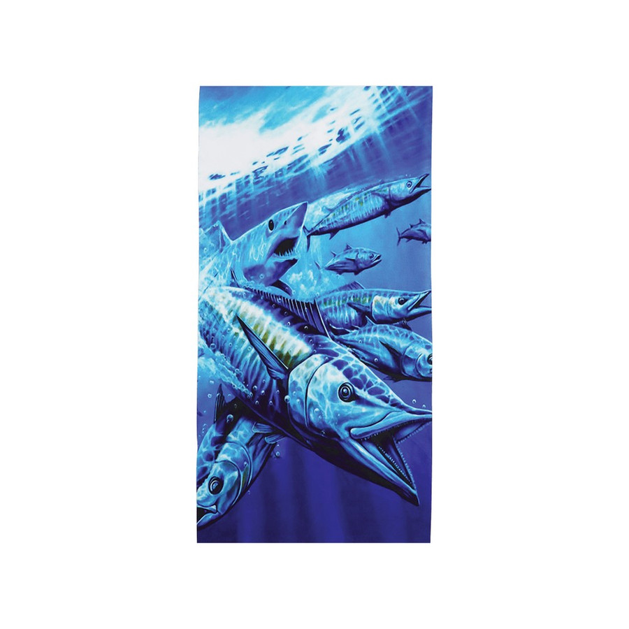 Global Glove NG-402 FrogWear Premium, Multi-Function, Cooling Neck Gaiter, Underwater Wildlife Design