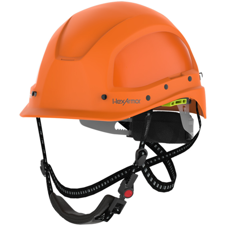 HexArmor 16-17005 Ceros XA250 Safety Helmet, Orange