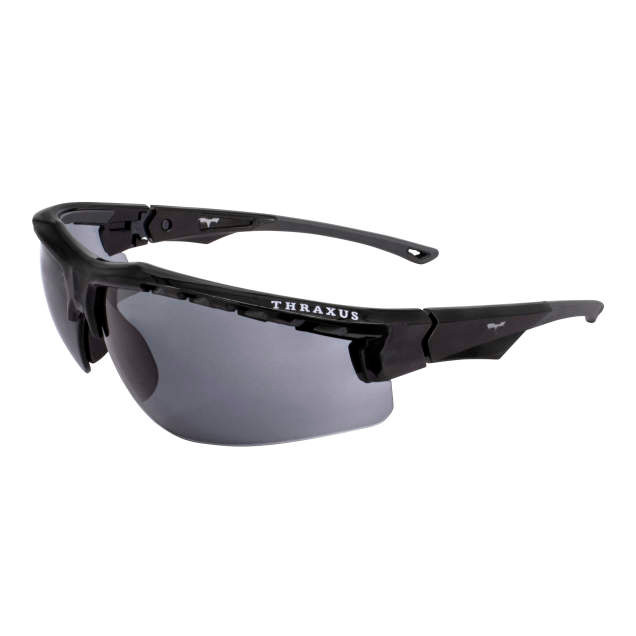 Radians TXE1-20ID Thraxus Elite Safety Eyewear, Smoke, Gray Frame Safety Glasses