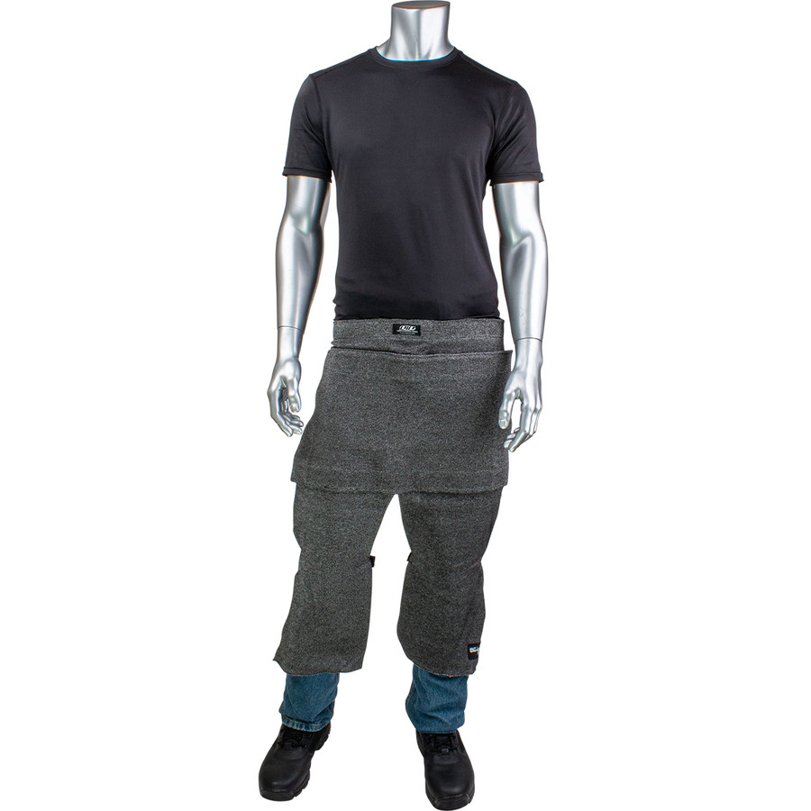 PIP CHAPS155 Kut Gard ATA PreventWear ATA Blended Cut Resistant Chaps with Reinforcement and Adjustable Straps