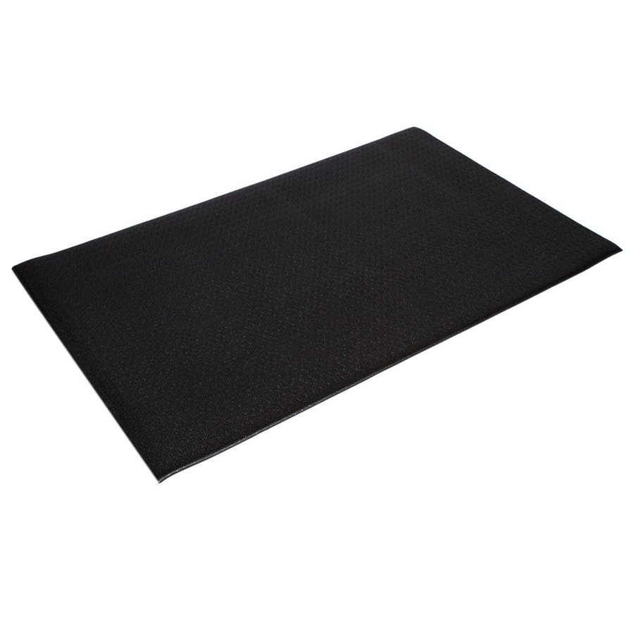 Crown Matting CK 0023BK Comfort-King 3/8 2'x3' Black Anti-Fatigue Matting