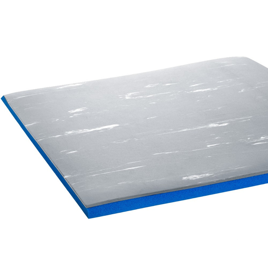 Crown Matting WVR1224FY Workers-Delight Spiffy Vinyl 2'x60' French Gray Anti-Fatigue Matting