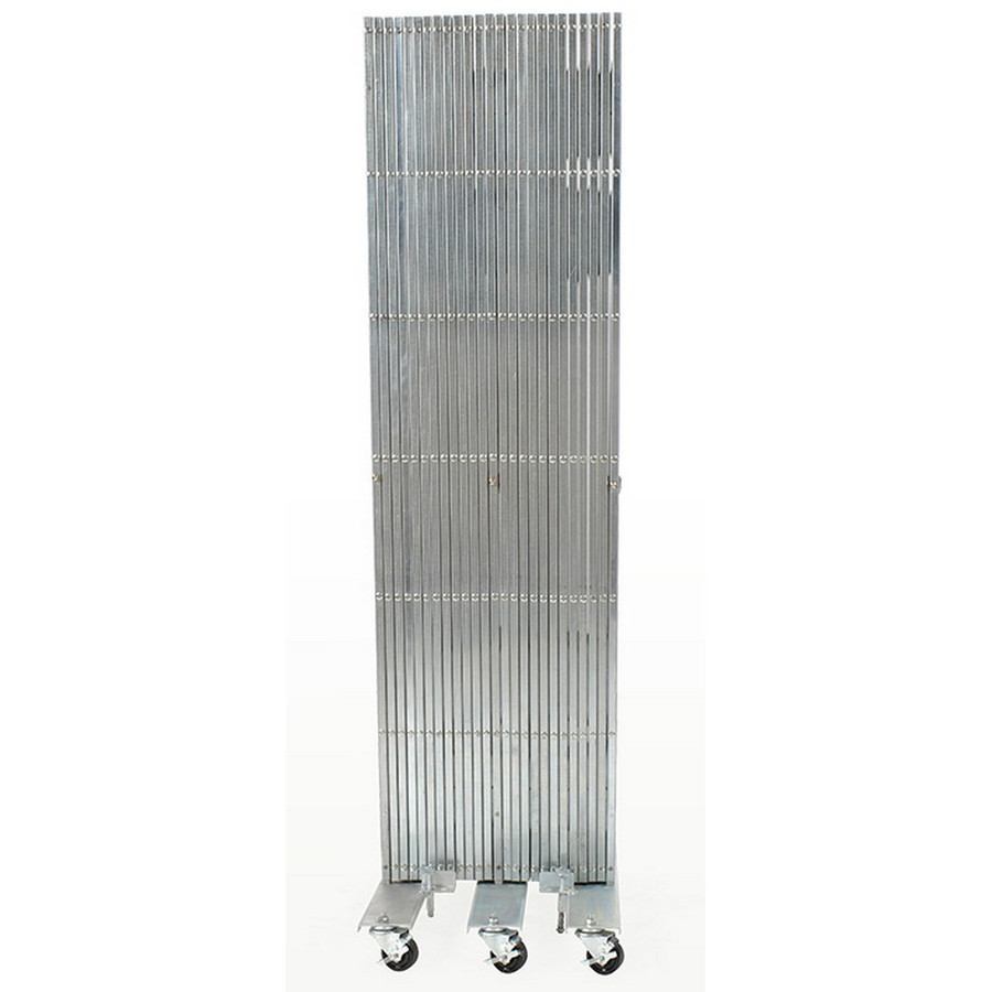 Illinois Engineered Products XPWM712 Portable Folding Gate - Extra Heavy Duty, 7' to 12'W, 6'6"H, Wall Mount