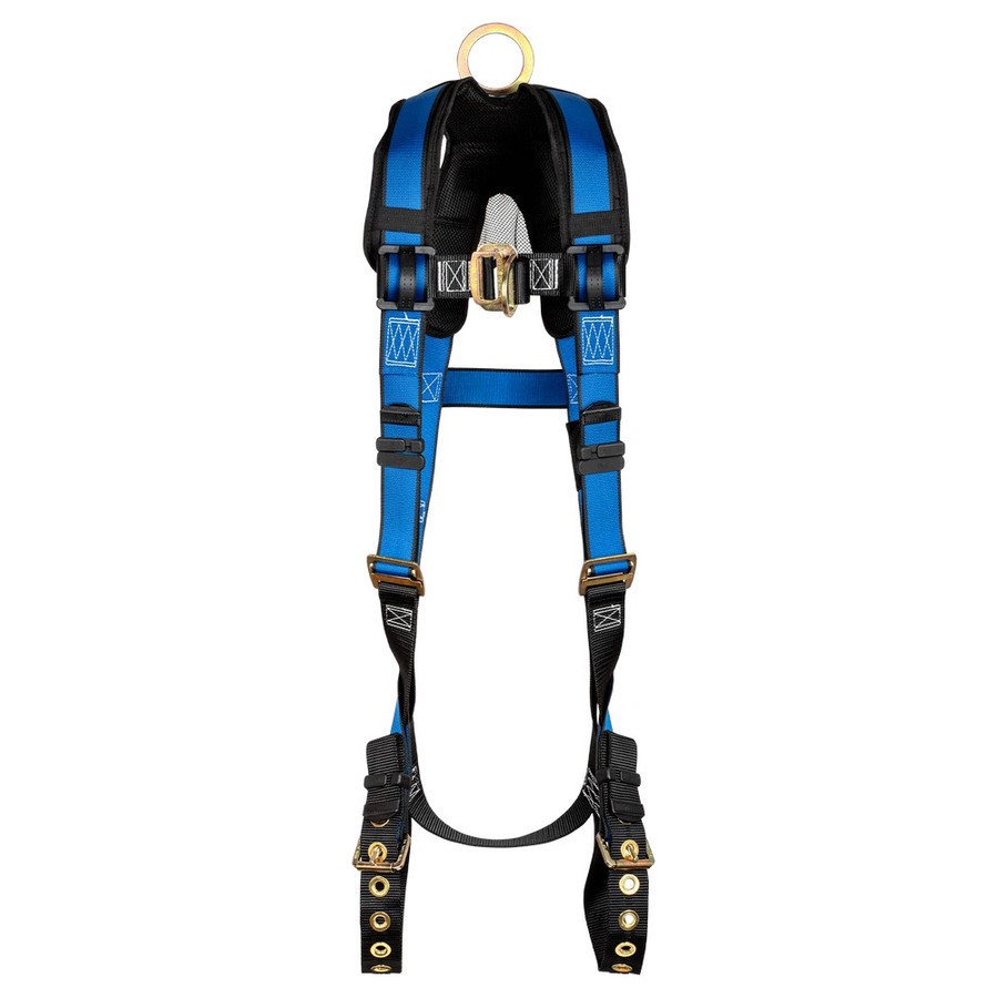 FallTech 7016BFD Contractor+ Front 1D Standard Non-belted Full Body Harness