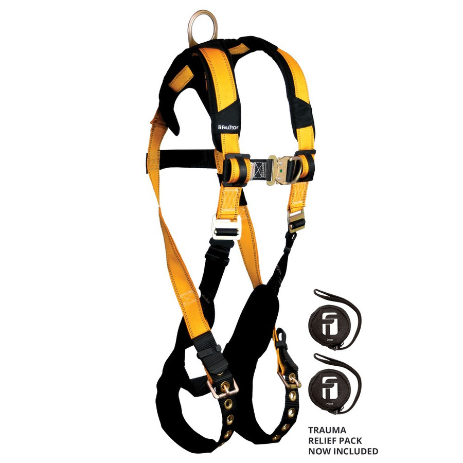 FallTech 7021FD Journeyman Flex Steel 2D Climbing Non-belted Full Body Harness