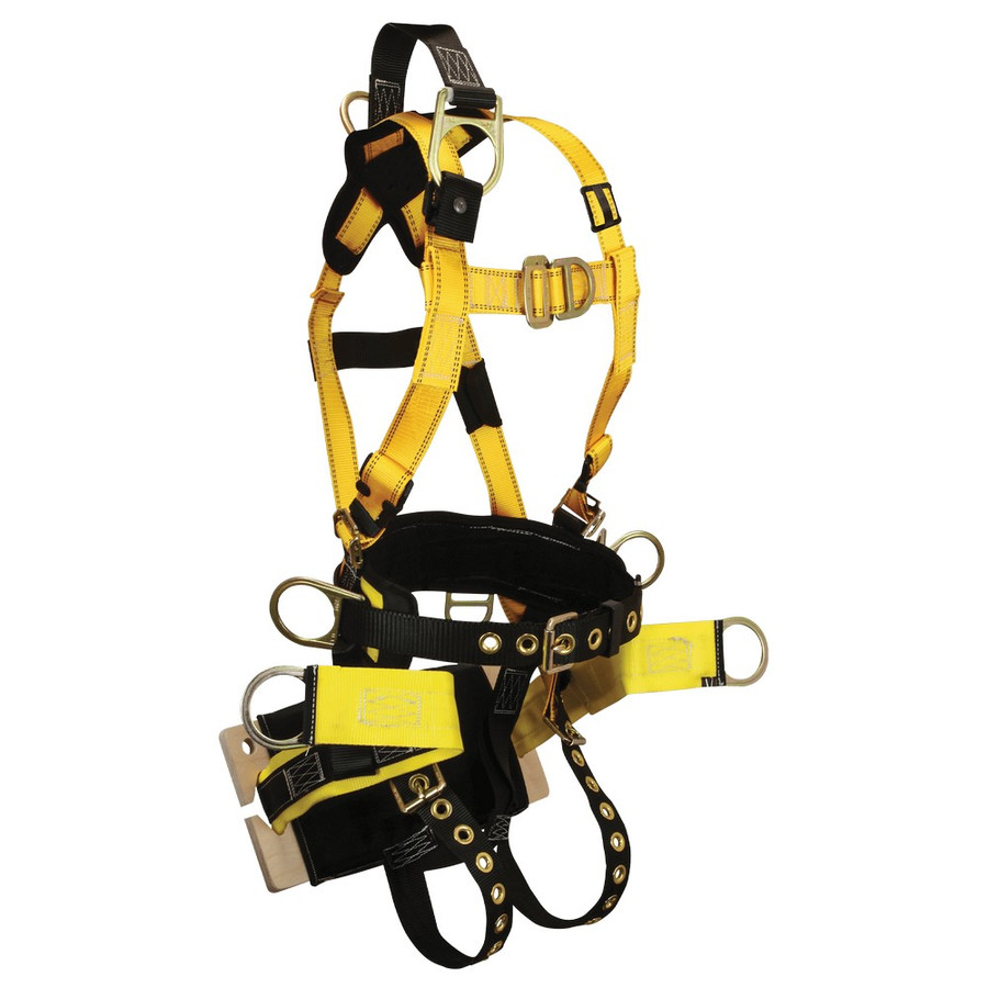 FallTech 8001B Roughneck 7D Bosun Belted Full Body Harness
