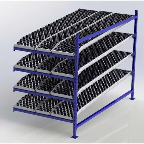 UNEX FC99SKW48964-A Flow Cell Presentation Gravity Rack Add-On, 48"W x 96"D x 72"H