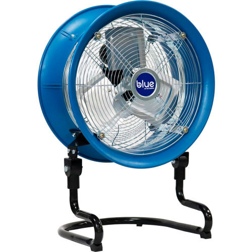 Patterson Fan BLUE 1400 14" Heavy Duty Floor Fan, 3-Speed, 1/8 HP, 115V