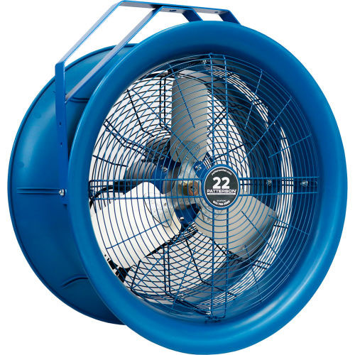 Patterson Fan H22B 22" High Velocity Industrial Fan w/ Yoke Mount, 230/460V, 5,570 CFM, 1/2 HP, 3 Phase