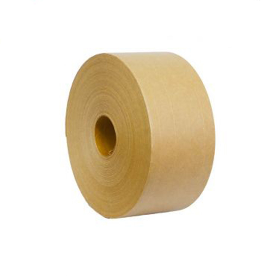 Wraptite GTES70KAR-WT 70mm x 450', WOLVERINE 3.0 Kraft Re-inf Gum Tape Economy Grade, 10 Rolls/Case