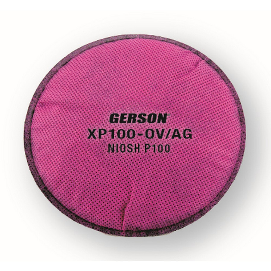Gerson 08XP100-OV/AG Filter Disc - P100/OV/AG, Pancake Style , 2-pack