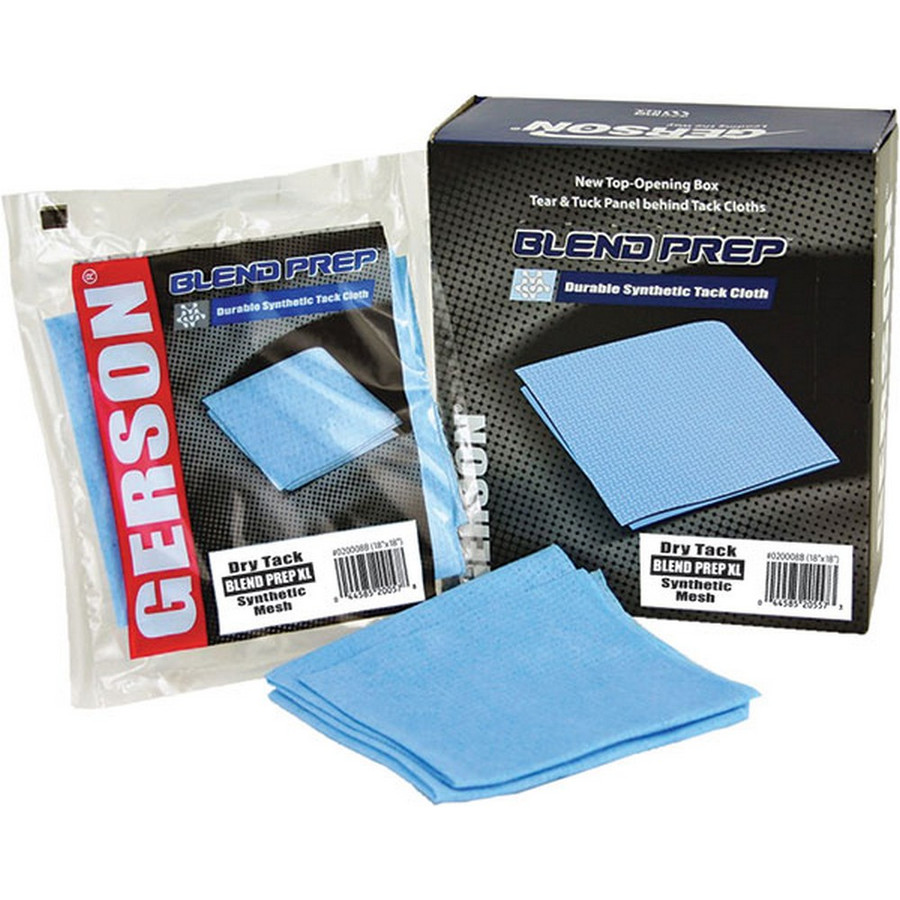 Gerson 020008C Tack Cloth - Blend Prep, 9”x18”, Low Tack