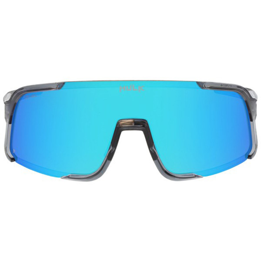 MCR Safety HK428CBZP Hulk HK4 Crystal Gray Frame, Cayman Blue Mirror Lens Safety Glasses