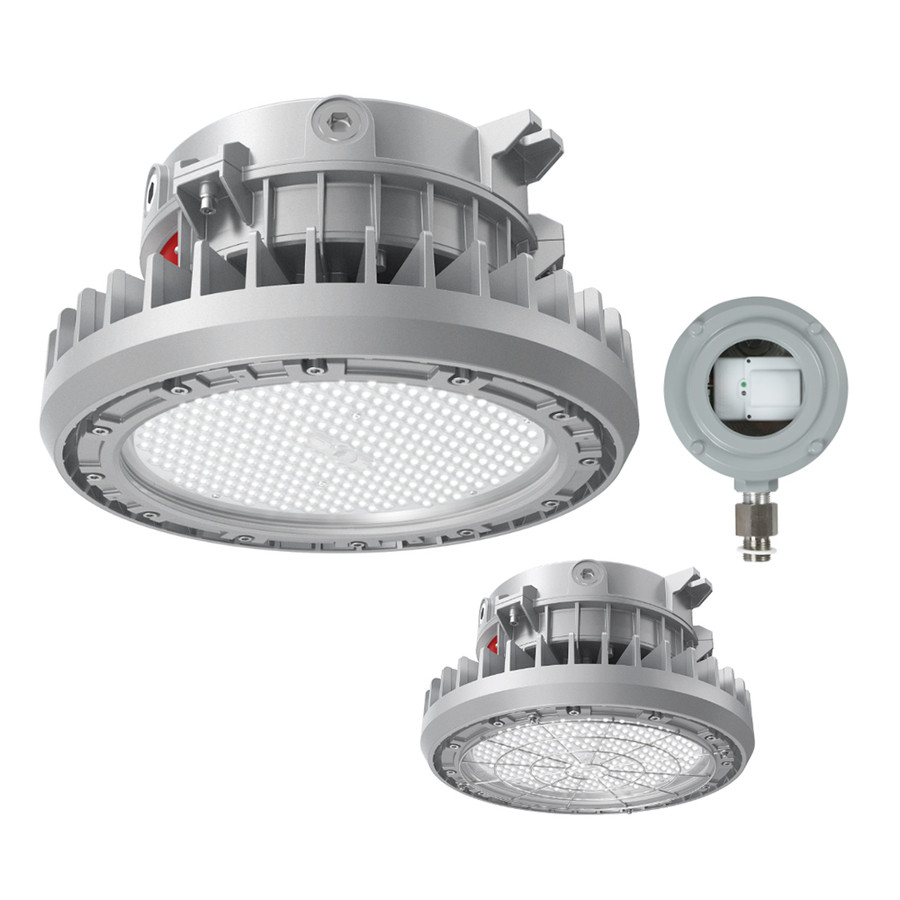 FME Lighting NEB-24-LV-C-TYPEV-7-NPT-TR-5Y-S Nebula Explosion Proof Area LED Light 240W, 5000K 120-277V, 20250 Lumen Trunnion Mount