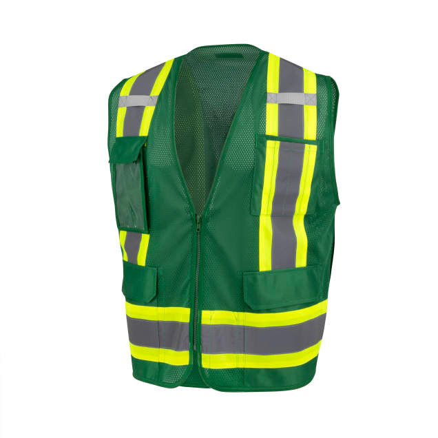 Radians SV6P-1 Type O Class 1 Mesh Surveyor Vest Hunter Green