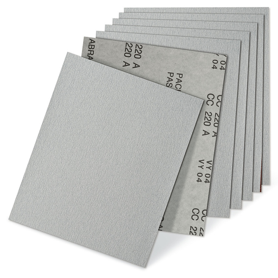 CGW 44851 9" W x 11" L 320-Grit Stearated Silicon Carbide A-Weight Abrasive Sheet
