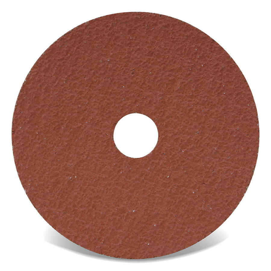 CGW 48201 7" Dia x 7/8" 24-Grit Ceramic Red Fiber Disc