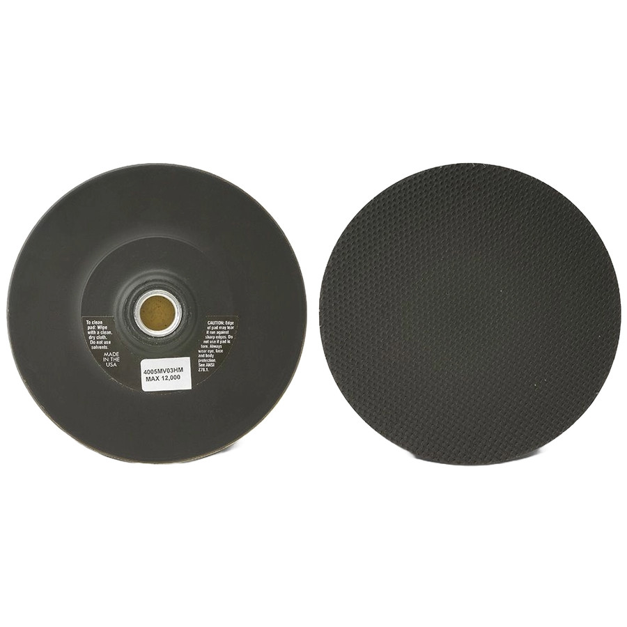 CGW 49532 4" xX 5/8"-11 Foam/Plastic Hook & Loop Back-Up Pad