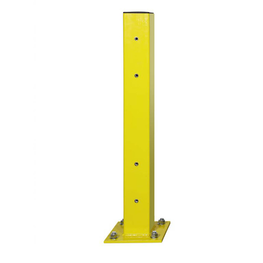 Worldwide Material Handling NDGRP425545S1150000Y Guard Rail - 42" Double Rail Center Post