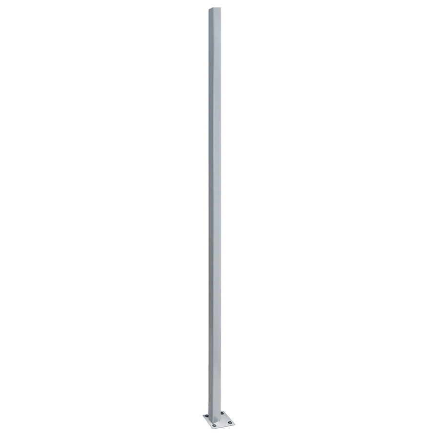Illinois Engineered Products AHW-DSKD-STD Free Standing Post 2"x2"x8' Height w/6"x6"x1/4" Plate