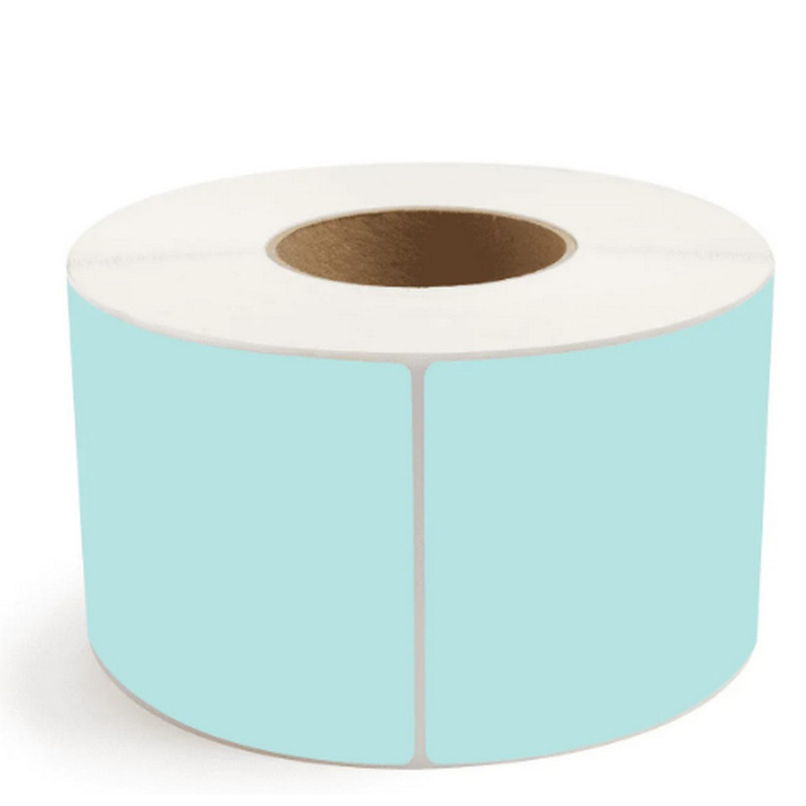 BBP70PBTM4060AP-LTGN 4" x 6" Green Thermal Transfer Labels - 3" Core, 1000/Roll, 4 Roll/Case