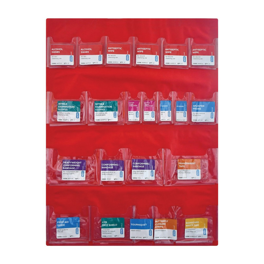 Aero Healthcare AK005 SUREFILL First Aid Cabinet Door Pocket 5 Shelf Empty