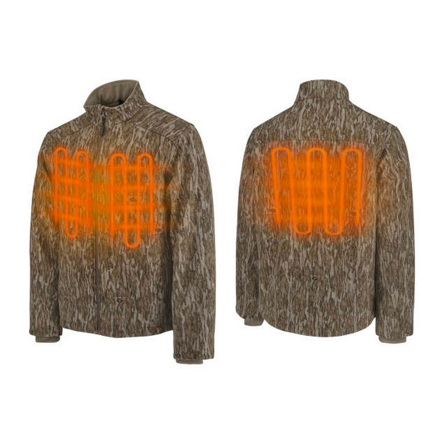 Radians RHG-J100MOC Heated Men's Soft Shell Jacket - Mossy Oak Camo