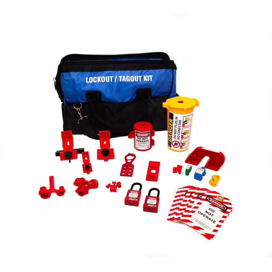 Zing Green 7681 Deluxe Electrical Lockout Bag Kit