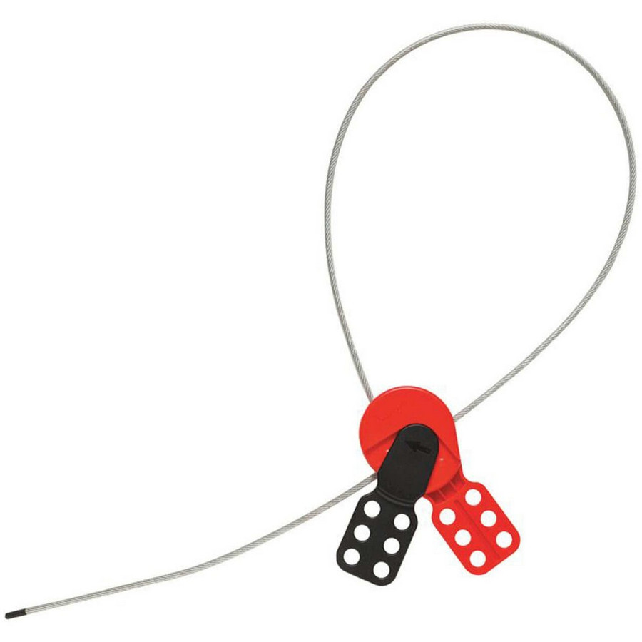 Zing Green 7289 Cable Lockout Hasp with 3 ft Cable