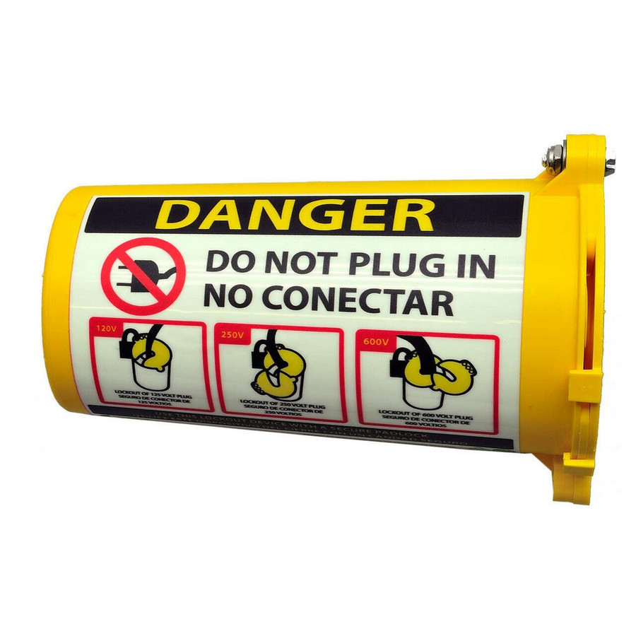 Zing Green 7100 Lockout Tagout, Large Plug Lockout, Recycled Plastic