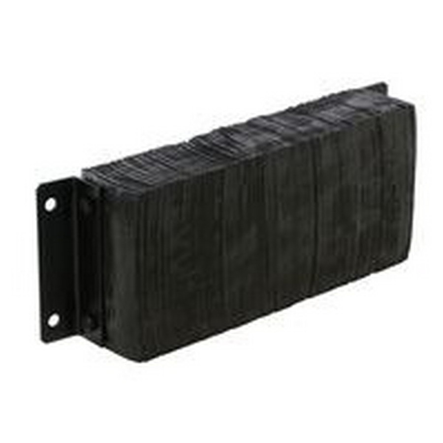 Vestil 1230-6 Laminated Rubber Dock Bumper 12 In. x 30 In. x 6 In. Black