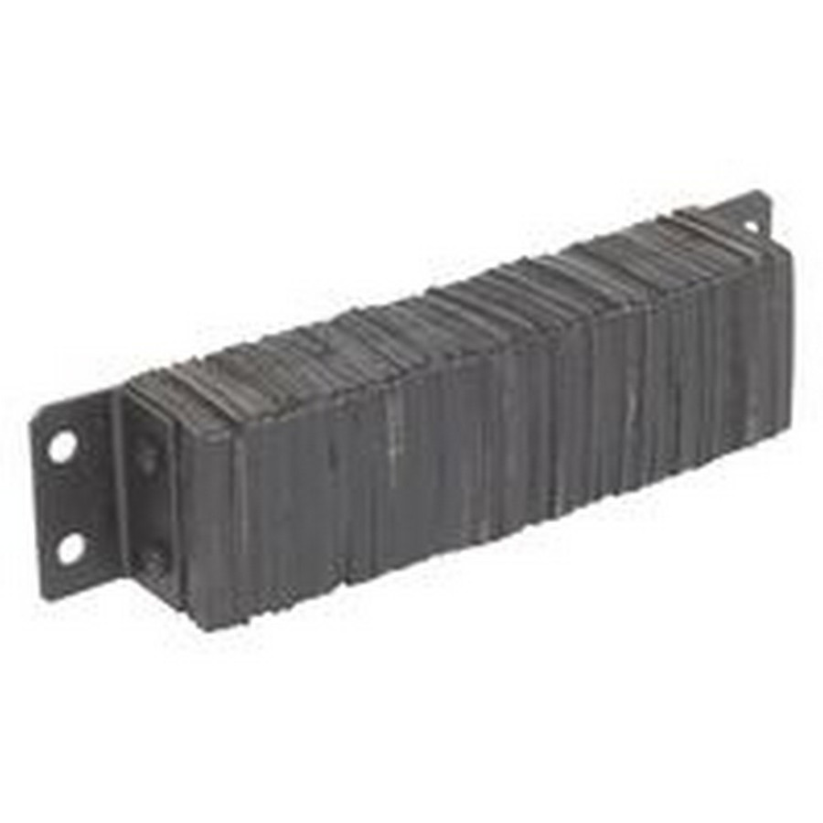 Vestil 624-4.5 Laminated Rubber Dock Bumper 6 In. x 24 In. x 4-1/2 In. Black