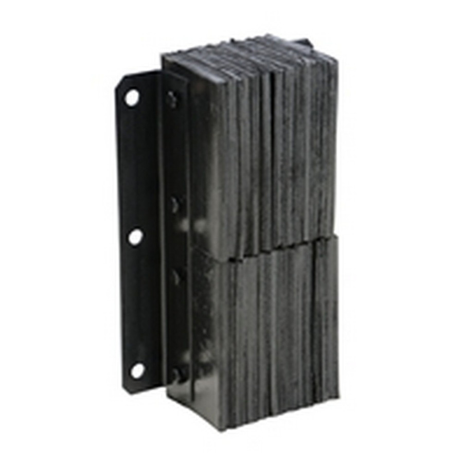 Vestil V-1120-6 Rubber Laminated Dock Bumper 20 In. x 11 In. x 6 In. Black