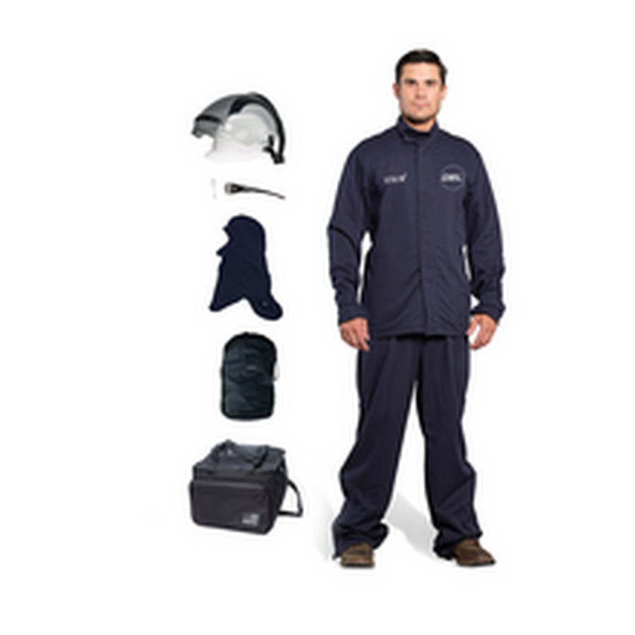 OEL AFW12-NJB 12 CAL Jacket and Bib Overall Kit HeadGear Mens Navy