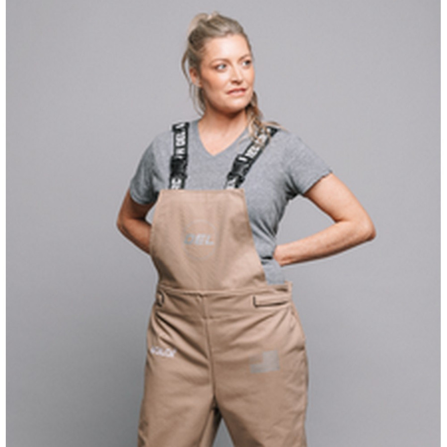 OEL AFW040-KBO-W 40 CAL Bib Overall Standard Womens Khaki