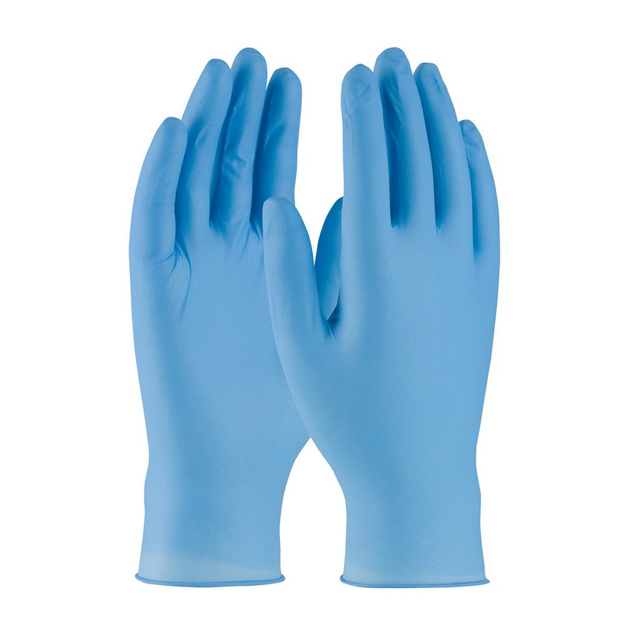 PIP 63-336PF/S Disposable Nitrile Glove, Powder Free with Textured Grip - 6 mil
