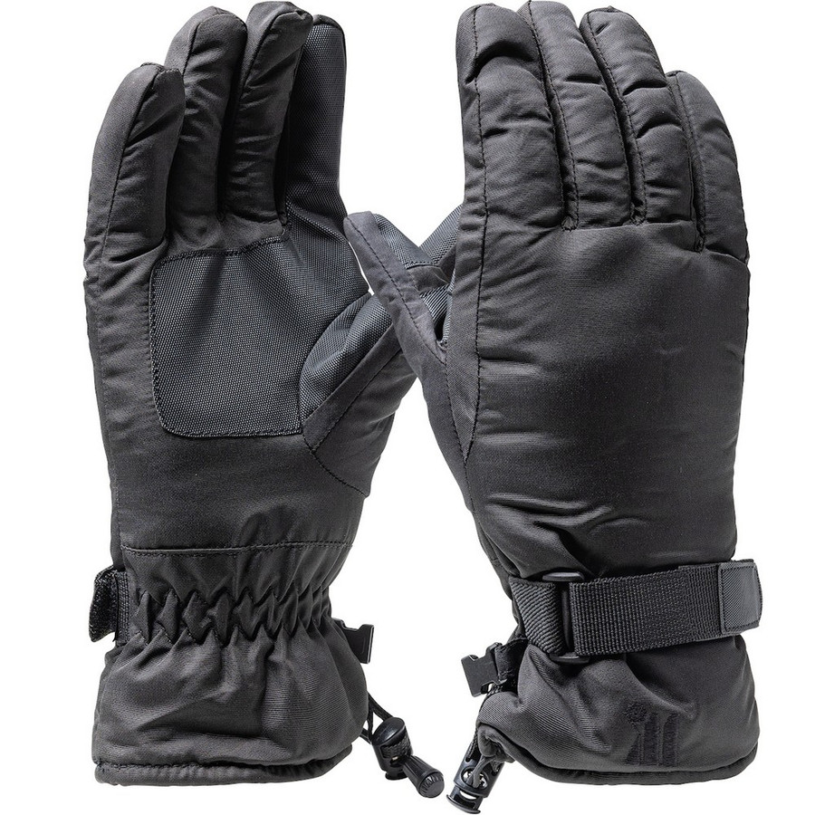 PIP BL-006 Blizzard Insulated Uniform Glove with Polyester/Nylon Ripstop Shell and Waterproof Thermal Lining Black