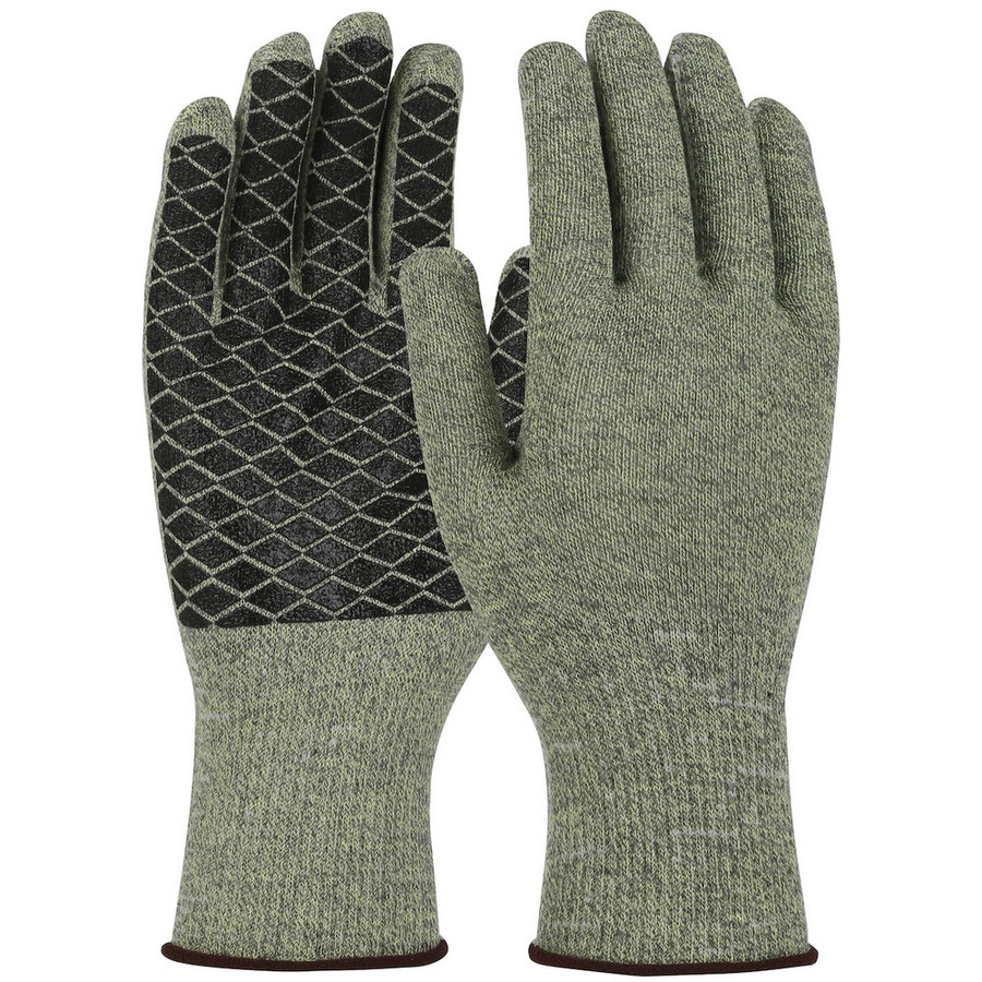 PIP M530-PCX1-XXS Seamless Knit ATA / Elastane Blended Glove with PVC Patterned Grip on Palm