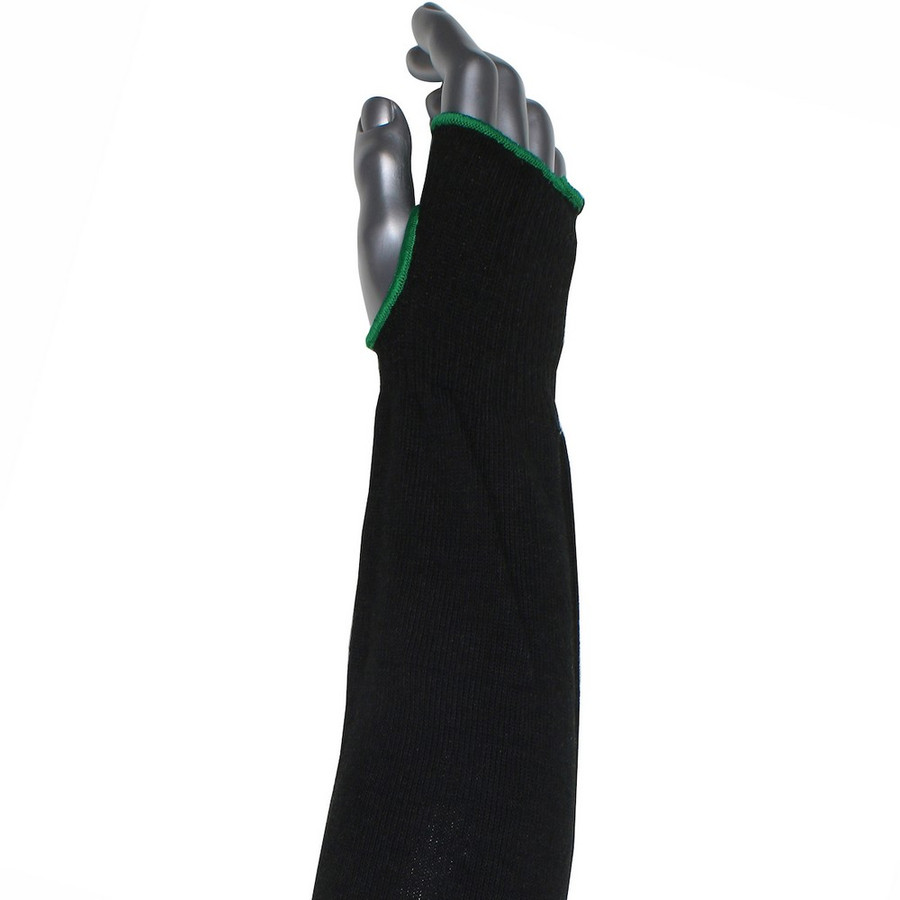 PIP S10ATAFR/5BK-NW-ES6-22T Single-Ply ATA / Modacrylic Blended Sleeve with Thumb Hole - Narrow Width