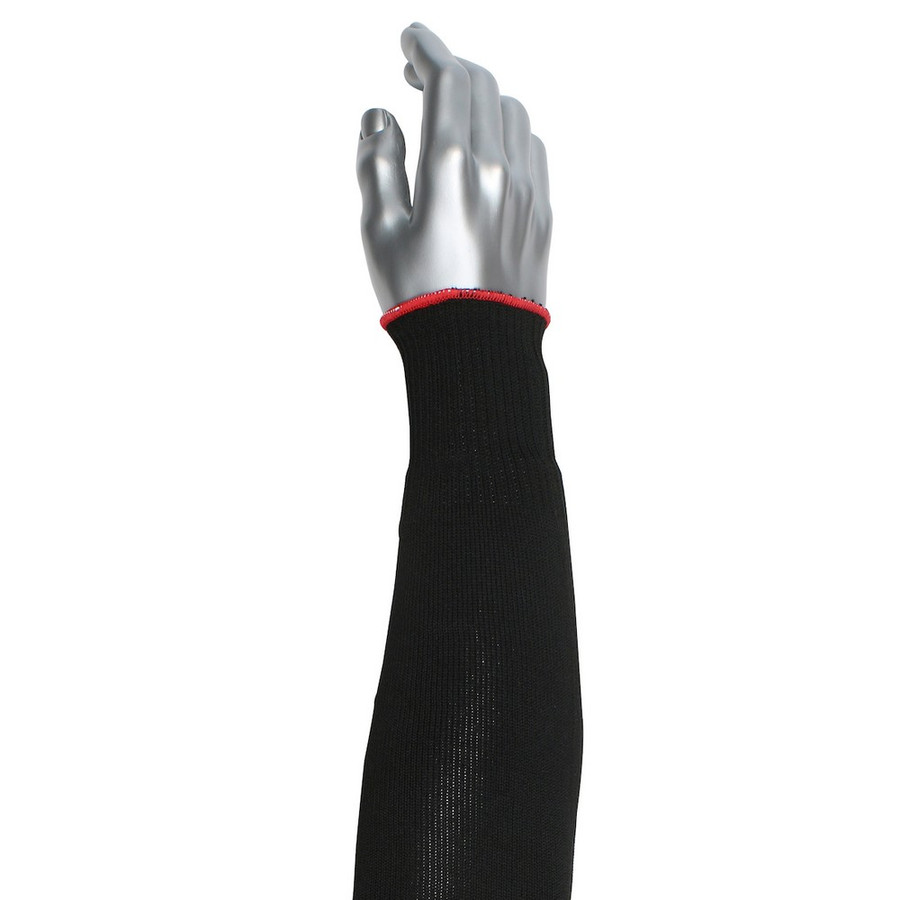 PIP S10HTP/2BK-NW-ES6-12T Single-Ply ATA / High Tenacity Polyester Blended Sleeve - Narrow Width