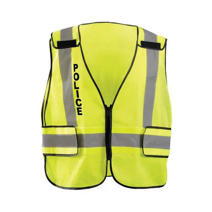 Occunomix LUX-PSP-DOR Mesh Public Safety Breakaway Vest W/Dor, Police
