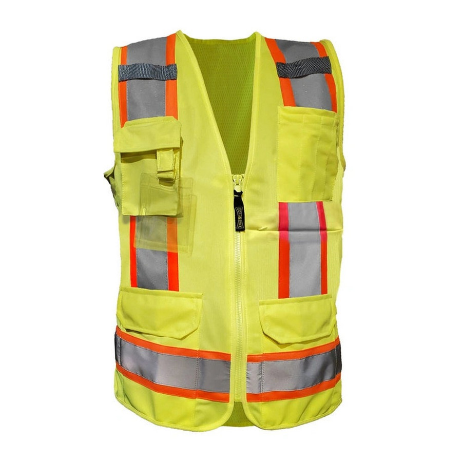 Occunomix LUX-RYSMW-Y Sustainable Two-Tone Women's Vest Hi-Vis Yellow
