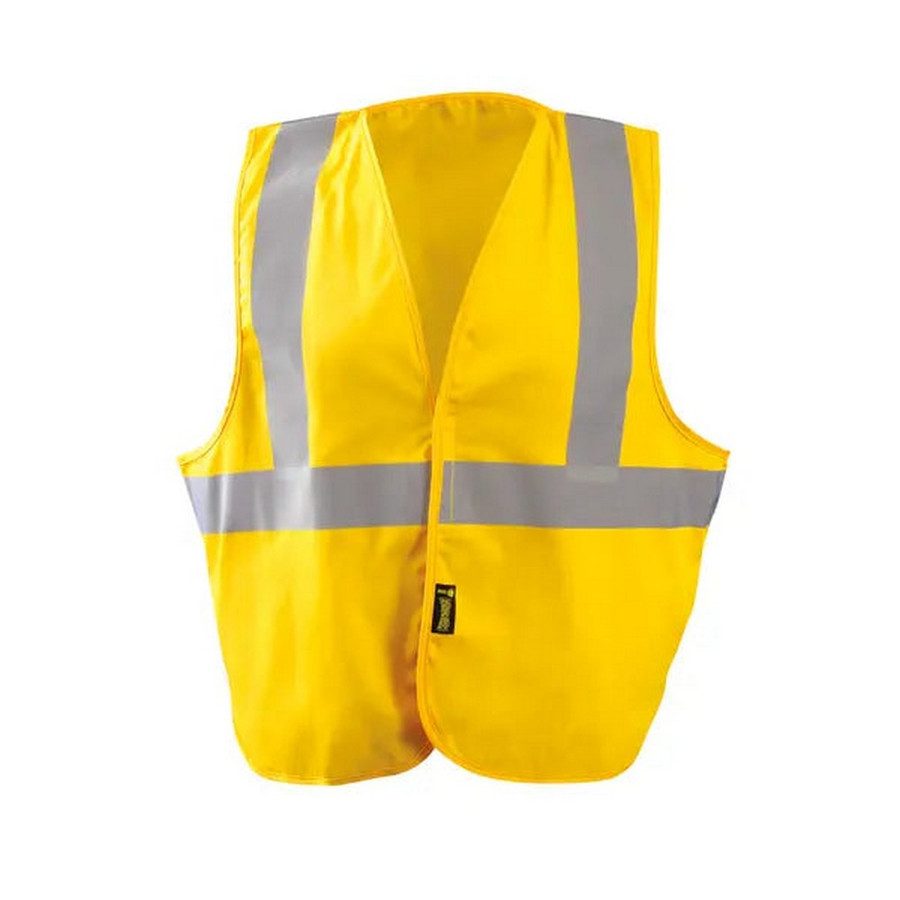 Occunomix LUX-XSGFR-Y Flame Resistant Non-Ansi Solid Vest Hi-Vis Yellow