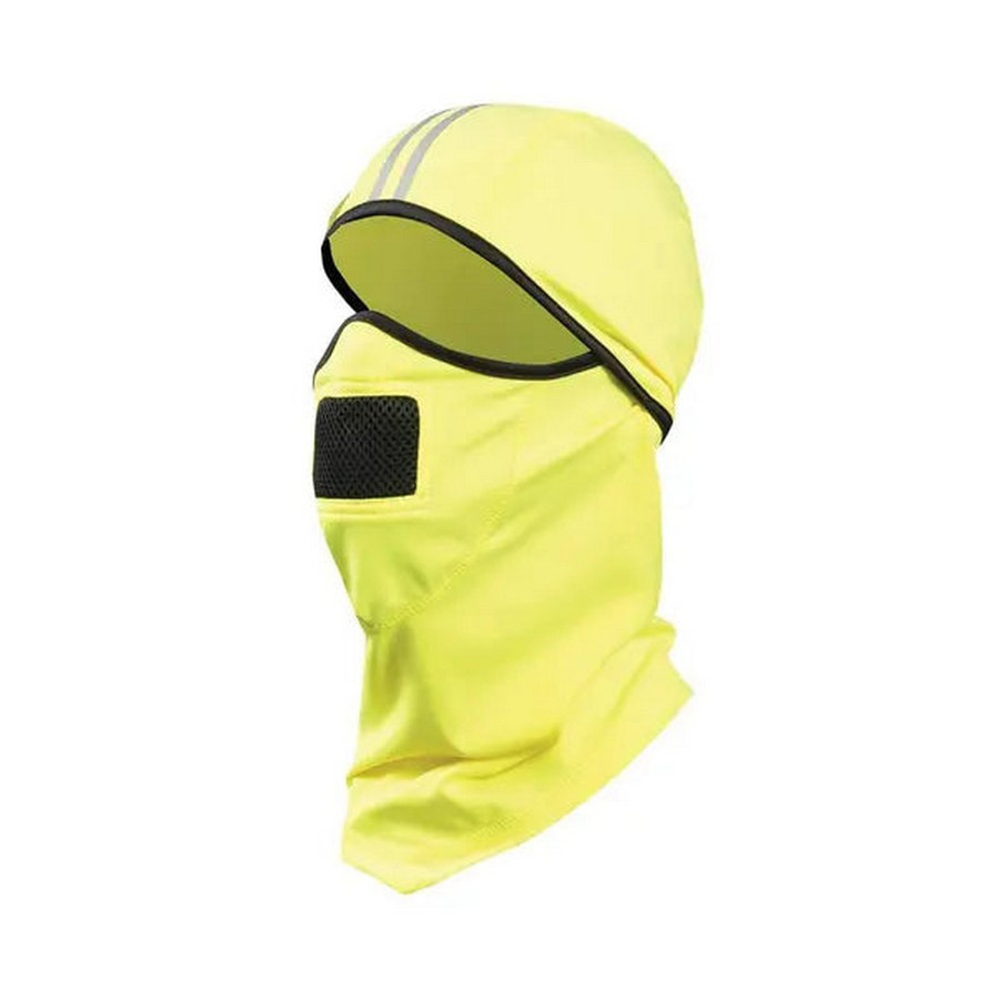 Occunomix SS260-HVY Performance Stripe Balaclava Hi-Vis Yellow