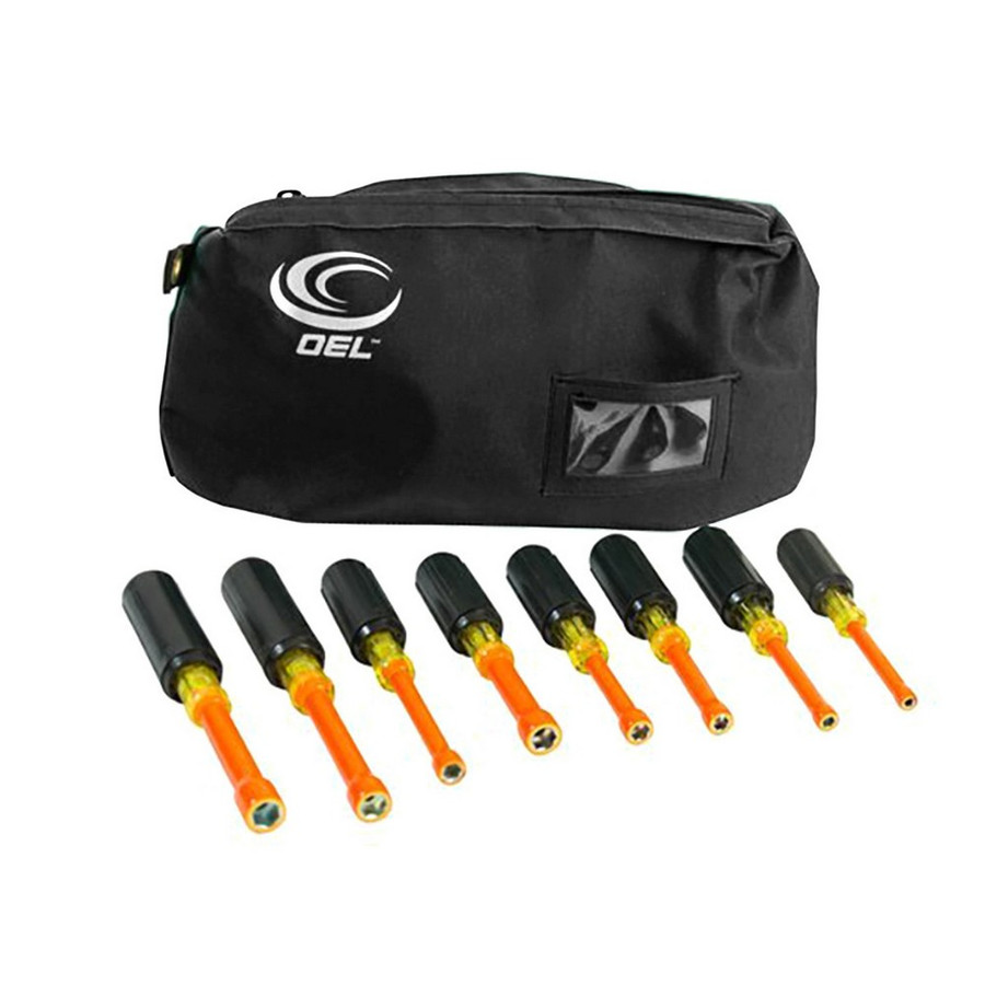 OEL IT-25922 Insulated Nut Driver 3" Set 8 Pieces
