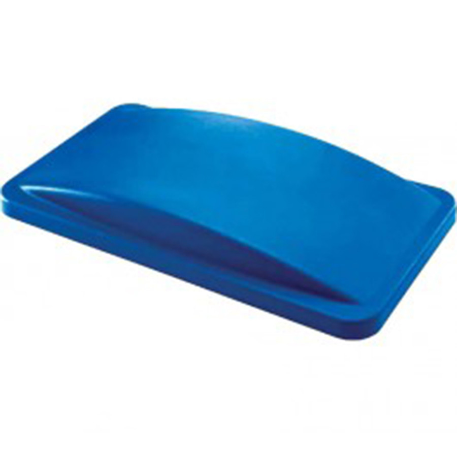 Quantum Storage Solutions CTH-LFTBL Flat Lid for Crusader Thin Recycling Container, Blue